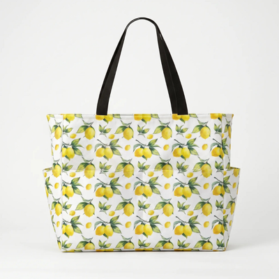 Ruime Strandtas met Tropische Print