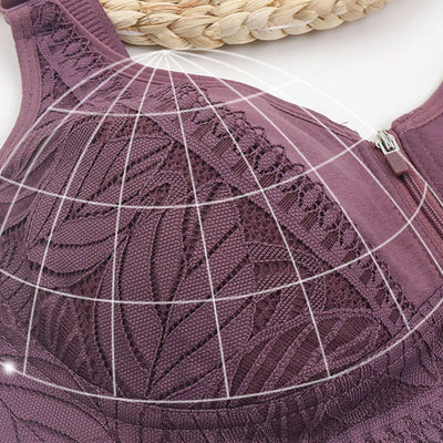 Dames bh met ritssluiting aan de voorkant plus maat bh