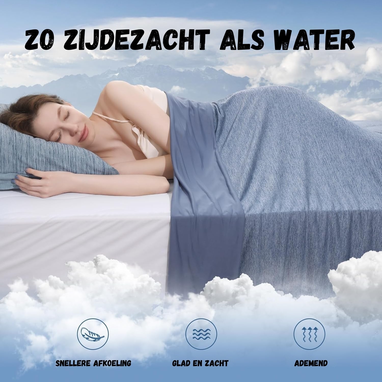 Koeldeken - Dubbelzijdige Verkoelende Zomerdeken - KoelZacht