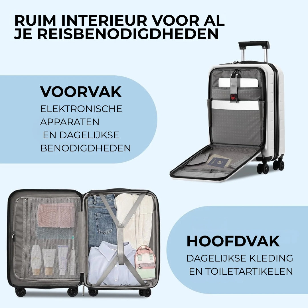 MyTravel® - Uitbreidbare Reiskoffer met TSA Slot