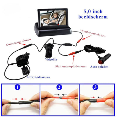 Stoel Camera - HD Baby Auto Camera met Nachtzicht - Kidvoro