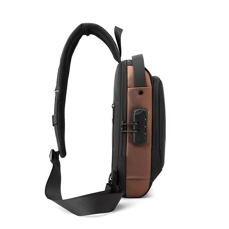 Schoudertas - Waterdicht Design met USB Oplaadpoort - UrbanVault