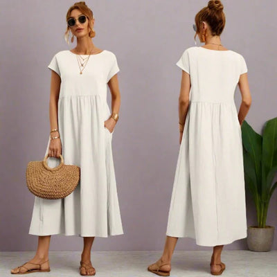 Elegante en comfortabele lange zomerjurk voor dames