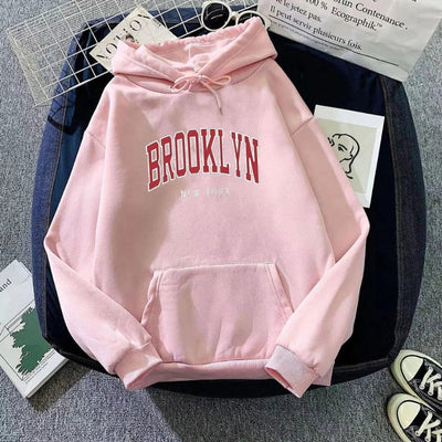 Hoodie - Brooklyn Print Dames Hoodie - UrbanCore