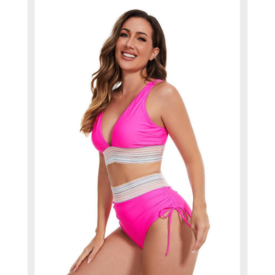 Bikini - Magasított derekú, alakformáló bikini szett - Velessa
