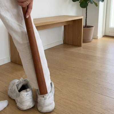 Træ Skoindtrækker med Magnetisk Vægdesign