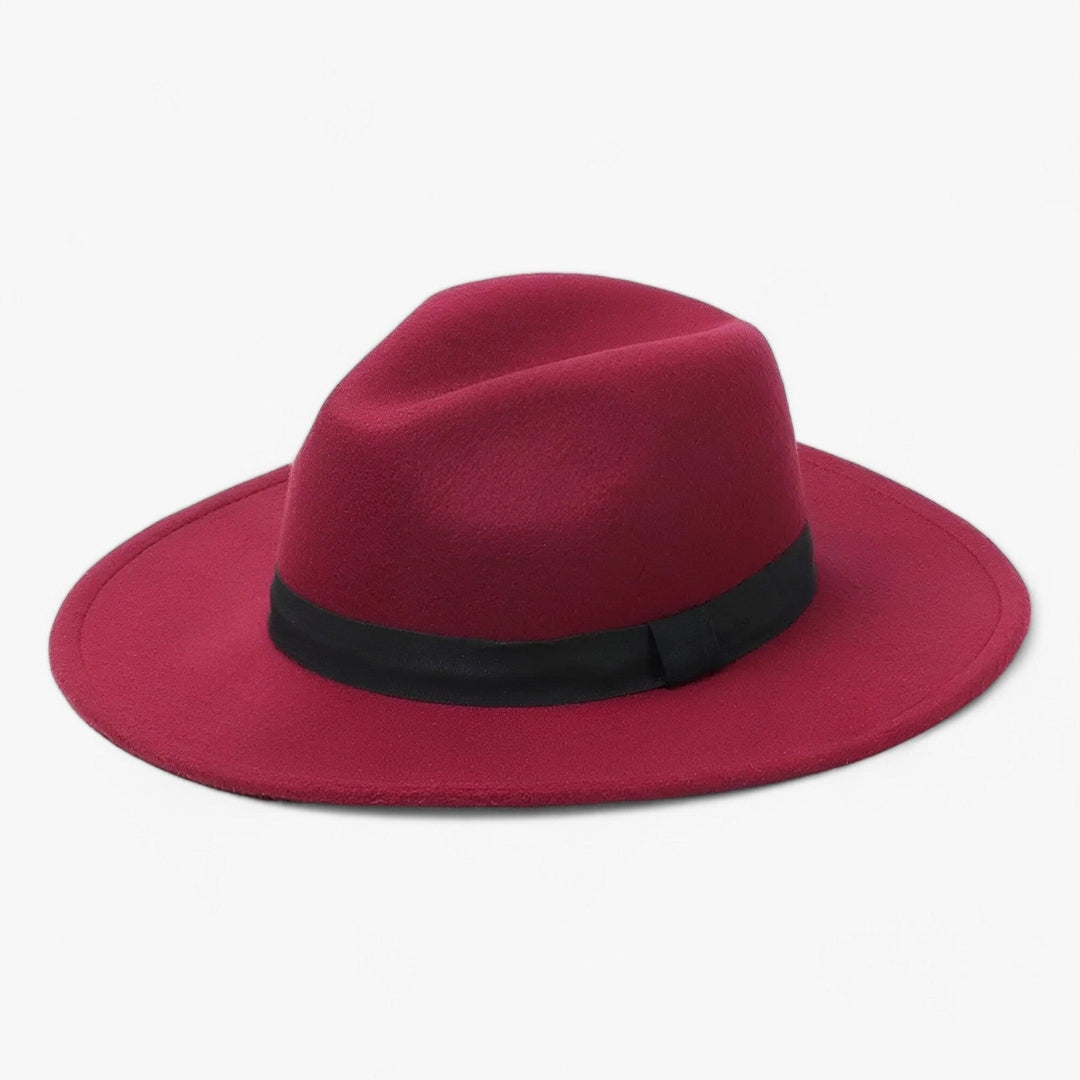 Fedora Hoed - Klassieke Wollen Hoed met Brede Rand