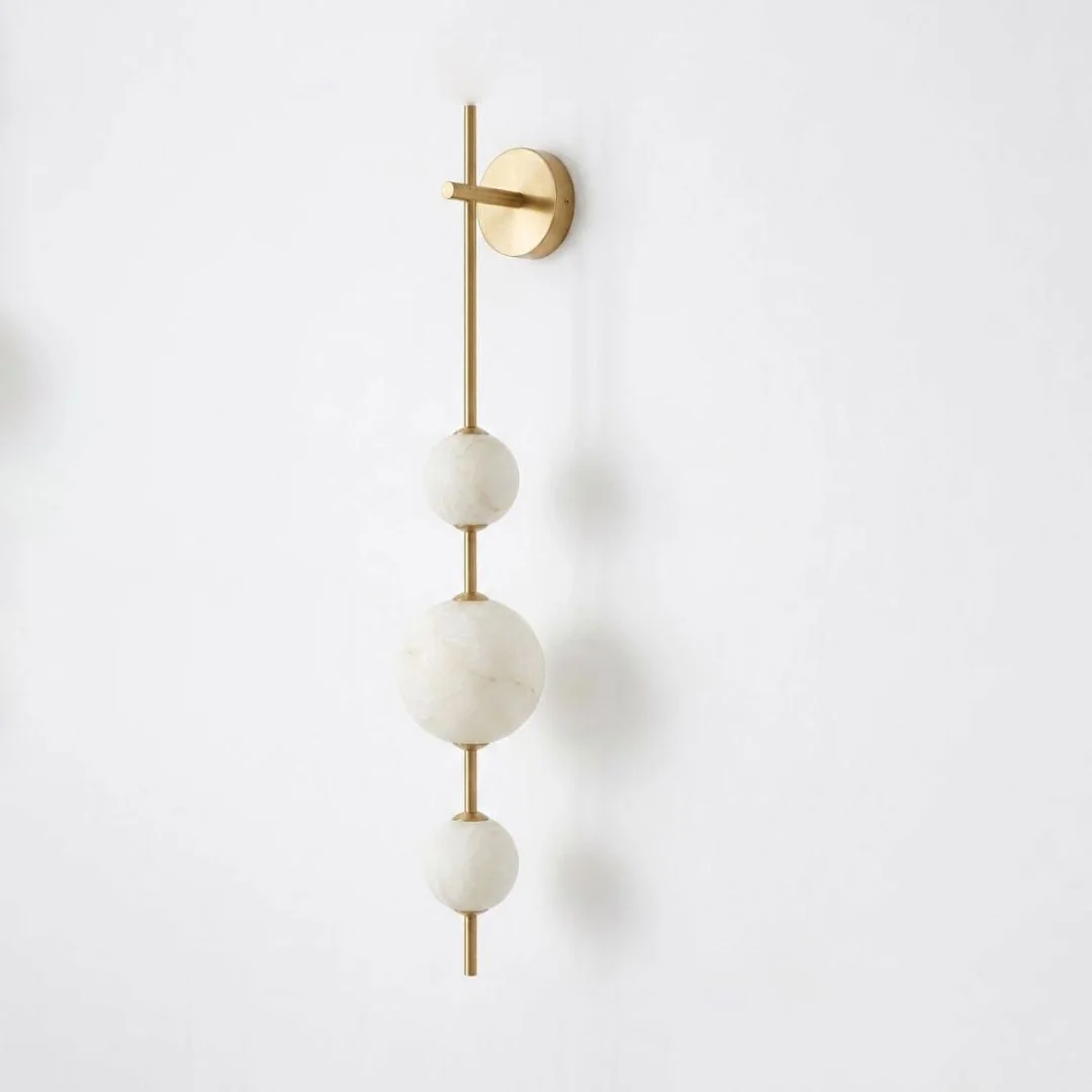 MYHOME® - Verticale Alabaster Zuil Wandlamp