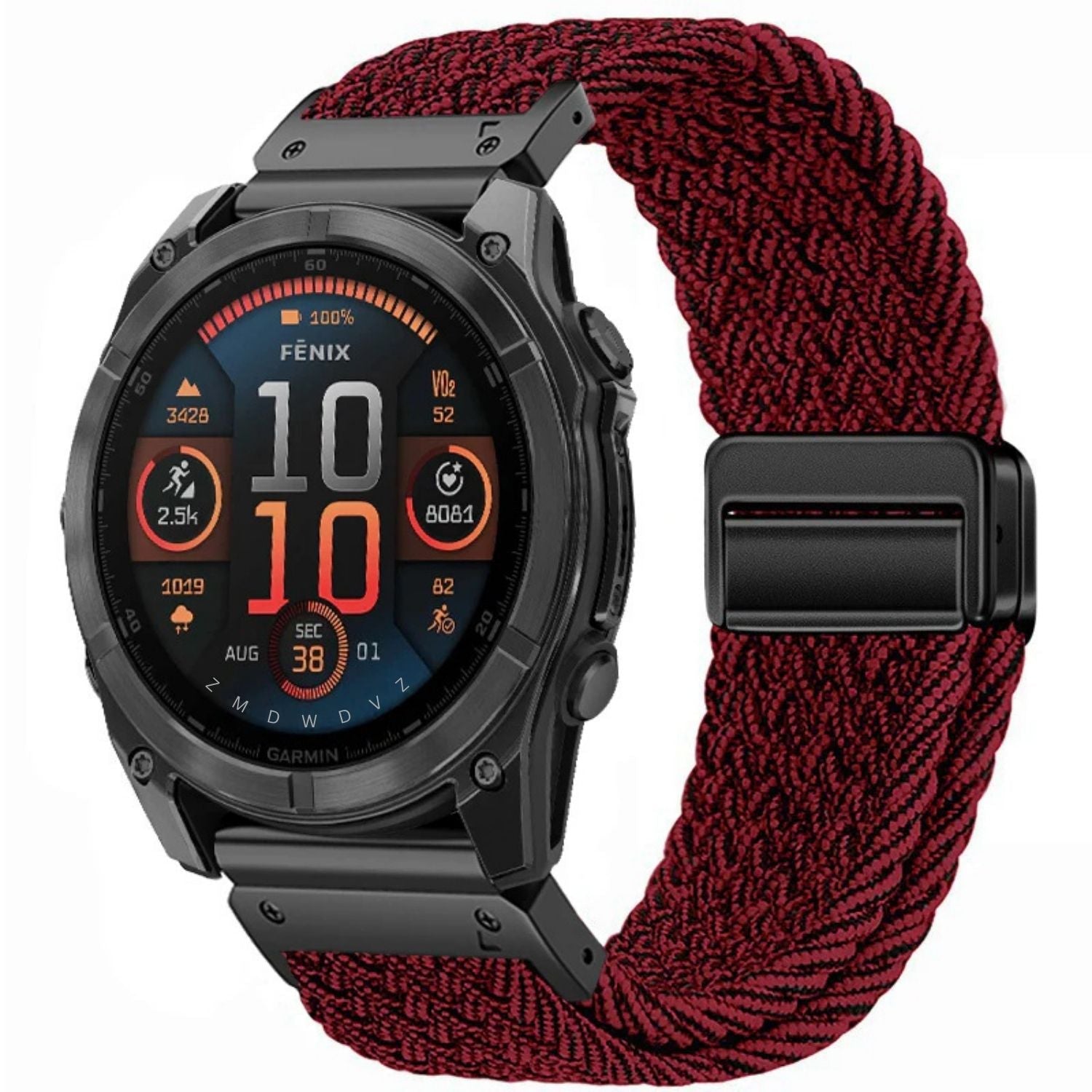 Magnetische nylon band met gesp voor Garmin