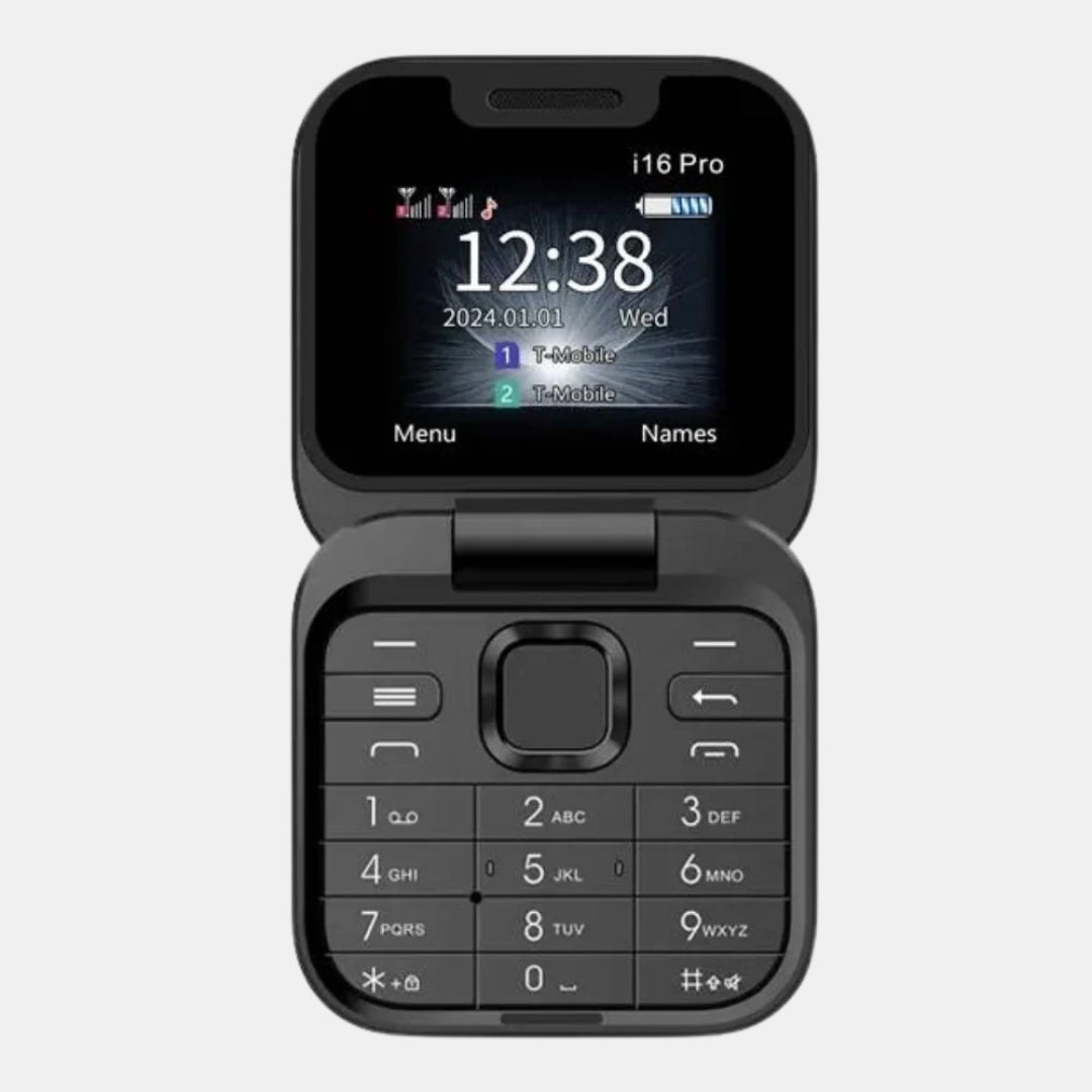 Klaptelefoon - Compacte Dual SIM Flip Phone - NovaFlip