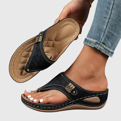Lunavelle - Sandales orthopédiques compensées confortables