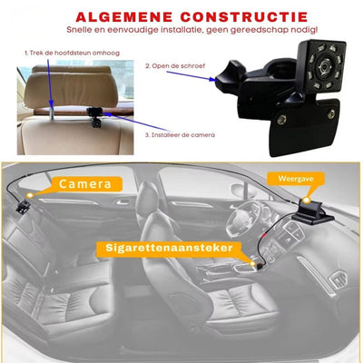 Stoel Camera - HD Baby Auto Camera met Nachtzicht - Kidvoro