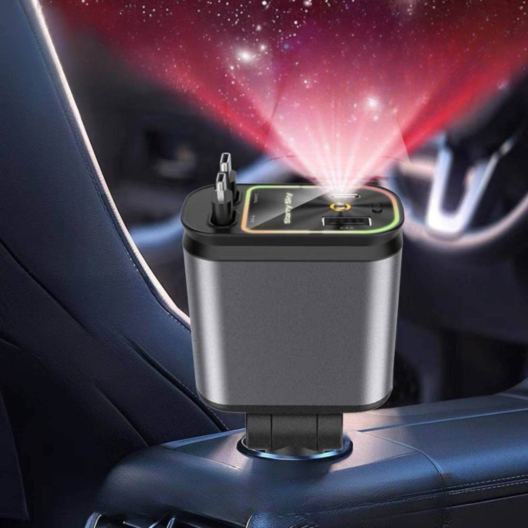 AutoCharge - 4-in-1 Snellader met RGB Sterrenhemel