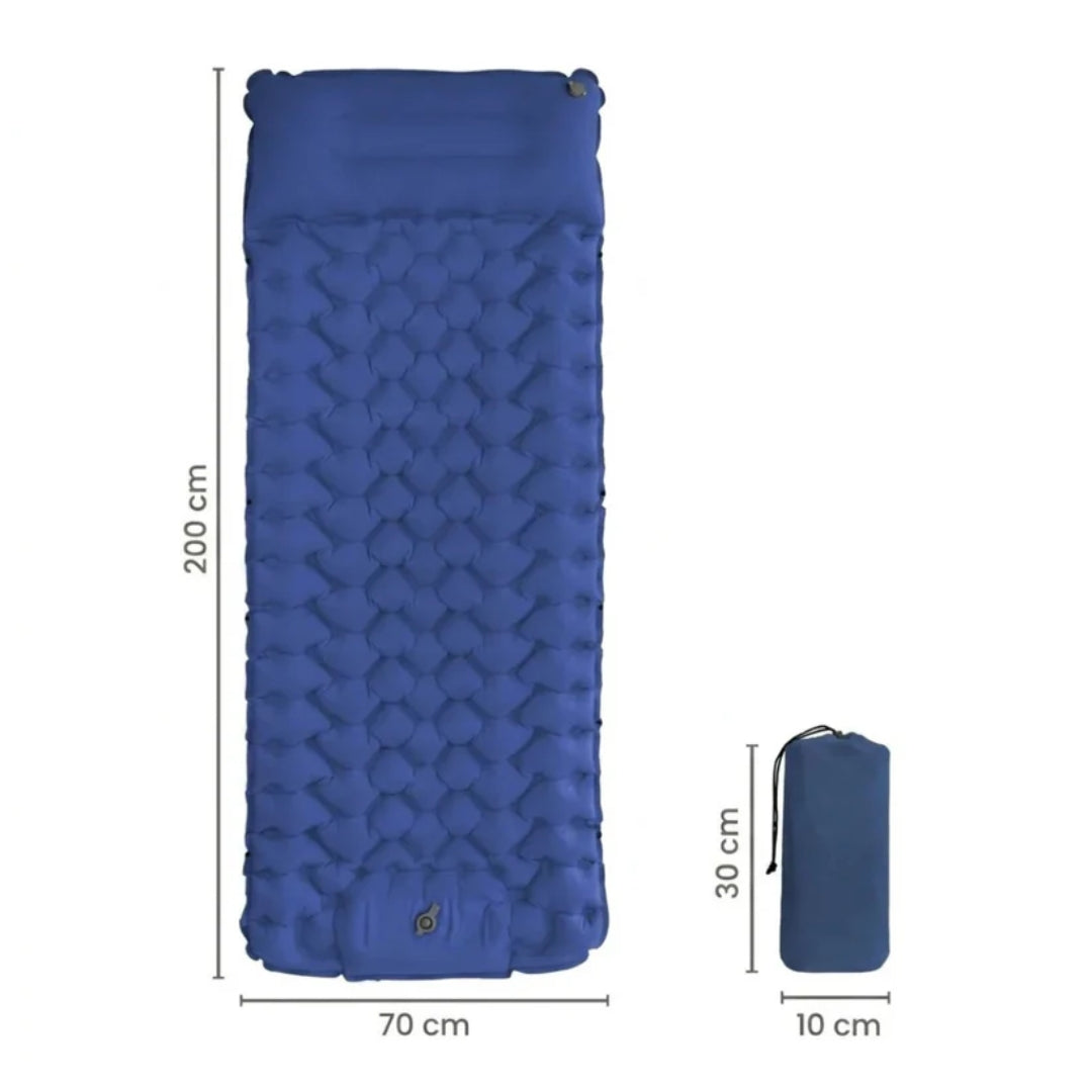 Camping Matras - Opblaasbaar Met Ingebouwde Voetpomp