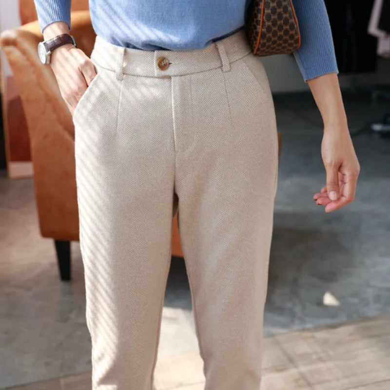 Pantalon - Hoge Taille Winterbroek - Veloura
