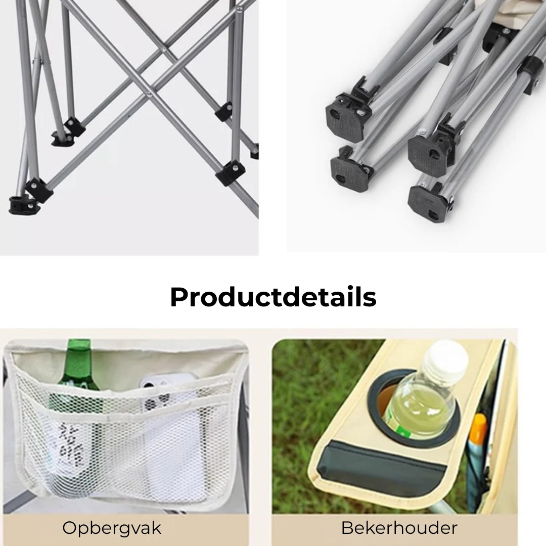 Strandstoel - Opvouwbare Premium Stoel Voor Buiten