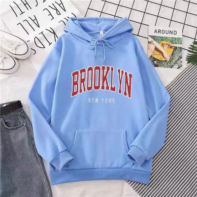 Hoodie - Brooklyn Print Dames Hoodie - UrbanCore