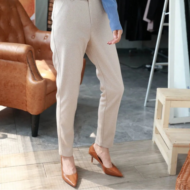 Pantalon - Hoge Taille Winterbroek - Veloura