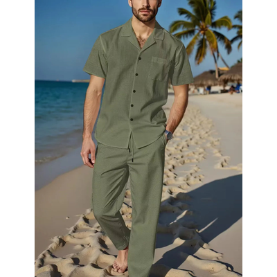 Zomers Overhemd met Broek Set - Solaro