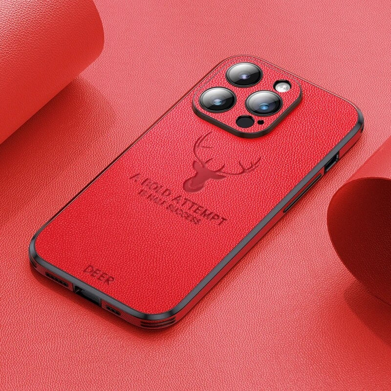 iPhone Hoesje - Luxe Lederen Beschermhoes - Norvello