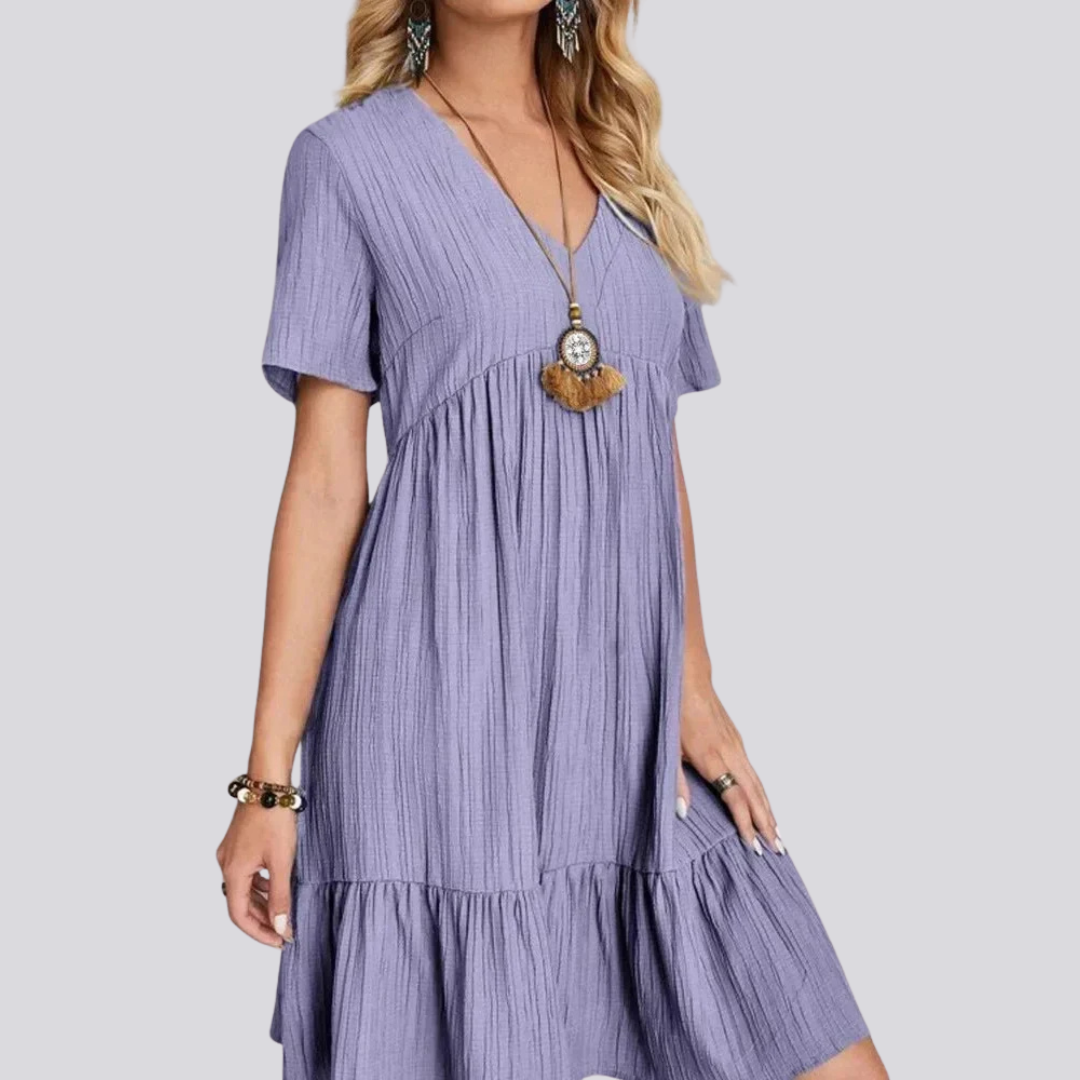 Jurk - Elegante V-Hals