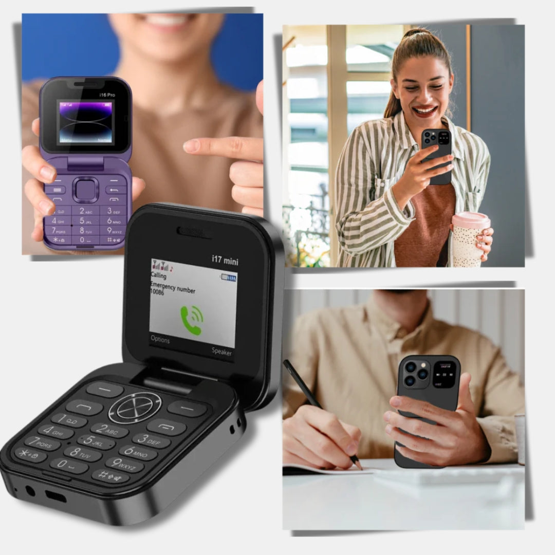 Klaptelefoon - Compacte Dual SIM Flip Phone - NovaFlip