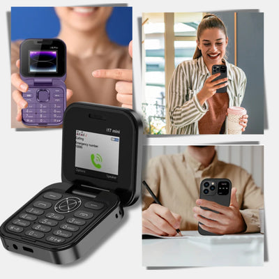 Klaptelefoon - Compacte Dual SIM Flip Phone - NovaFlip