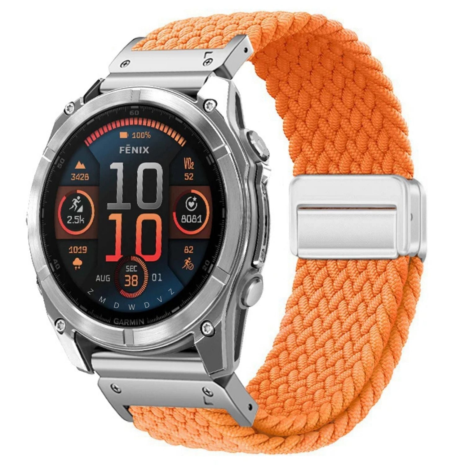 Magnetische nylon band met gesp voor Garmin