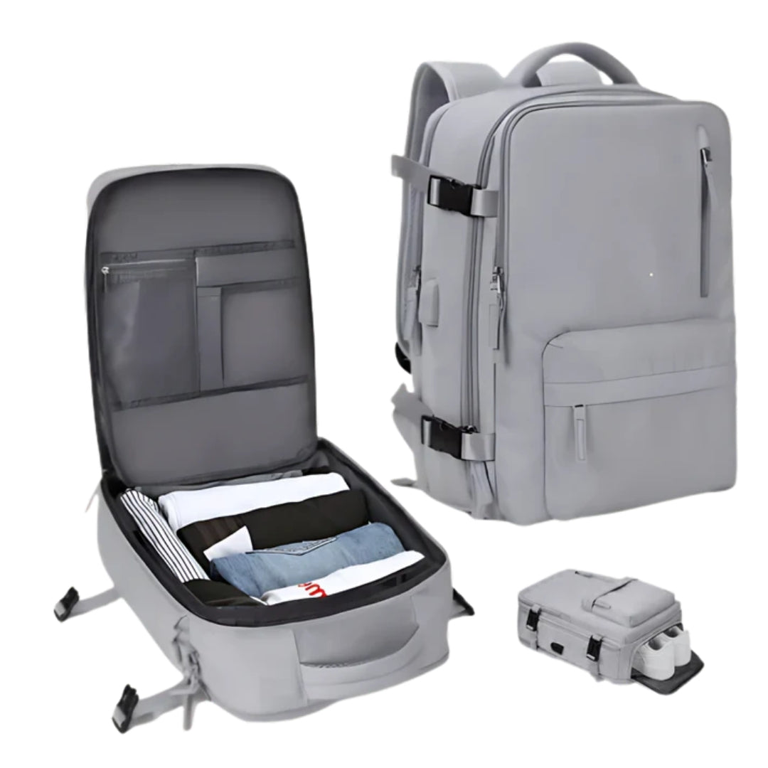 Reisrugzak - Waterdichte Rugzak met USB Poort 35L