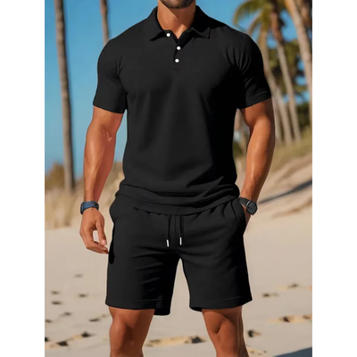 Zomer set - Luxe Polo en Shorts Set - Ashford