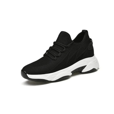 Sneakers met verhoogde hak
