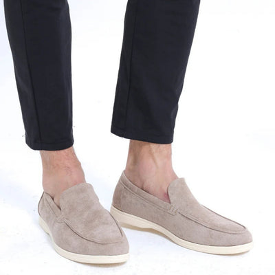 Loafers - Suède Look Instappers met Comfortzool - Valtero