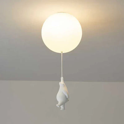 Plafondlamp - Kinderlamp met Beer en Ballon - Cloudino