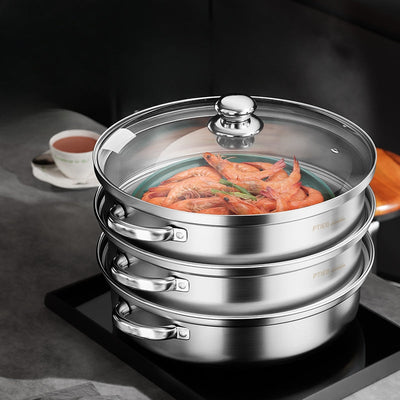 Stomer - 3-Laagse Voedselstomer - NutriSteam