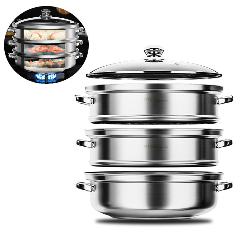 Stomer - 3-Laagse Voedselstomer - NutriSteam
