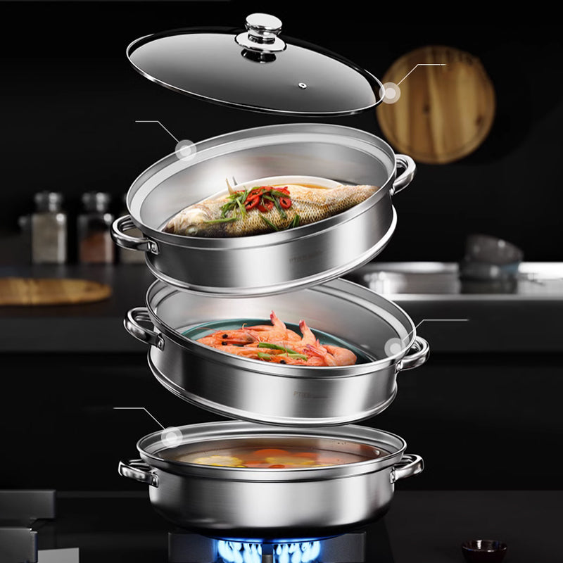 Stomer - 3-Laagse Voedselstomer - NutriSteam