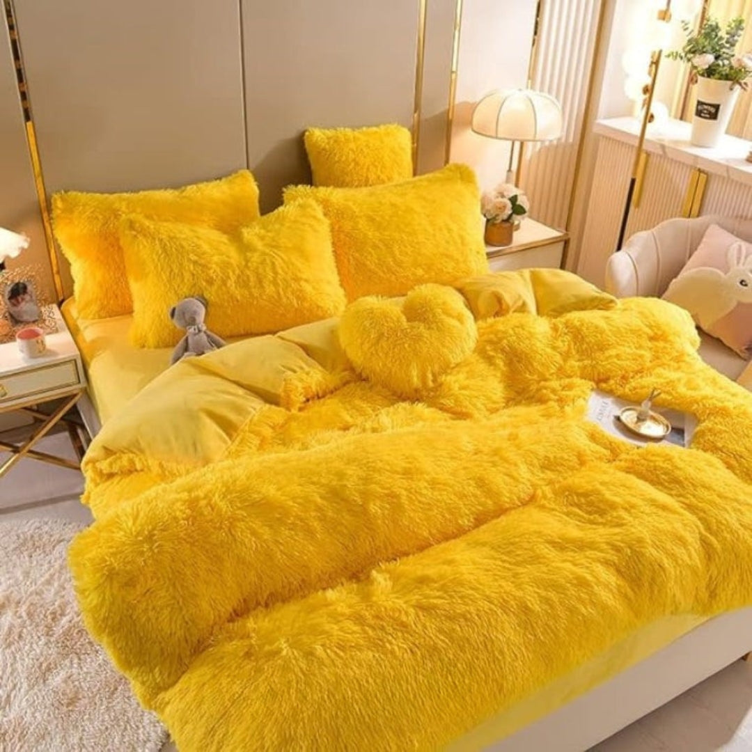 Fleece Beddengoed Set - Extra Warm Winter Dekbedovertrek - CozyDream