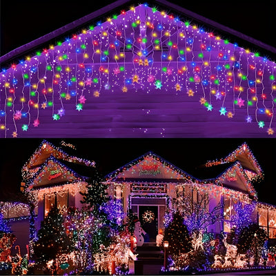Flocons de Neige Magiques – Guirlande Lumineuse Ambiance