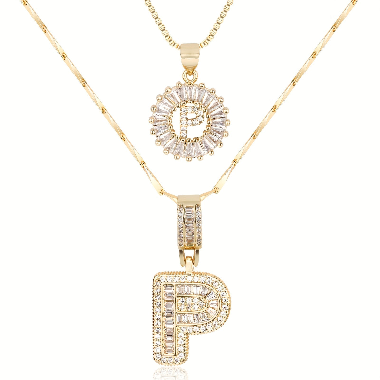 GemLetter Ketting - Initiaal Hanger met Luxe Glans