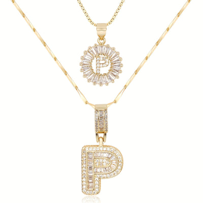 GemLetter Ketting - Initiaal Hanger met Luxe Glans