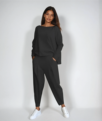 Claire | Luxe tweedelige loungeset