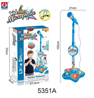 🎤 Micro Karaoké Enfant avec Support – Le Cadeau Parfait pour votre Petite Star ! 🎶