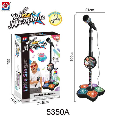 🎤 Micro Karaoké Enfant avec Support – Le Cadeau Parfait pour votre Petite Star ! 🎶