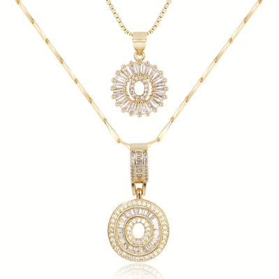 GemLetter Ketting - Initiaal Hanger met Luxe Glans