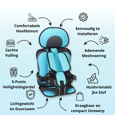 Kinderstoel - Opvouwbare Reisstoel Voor Auto