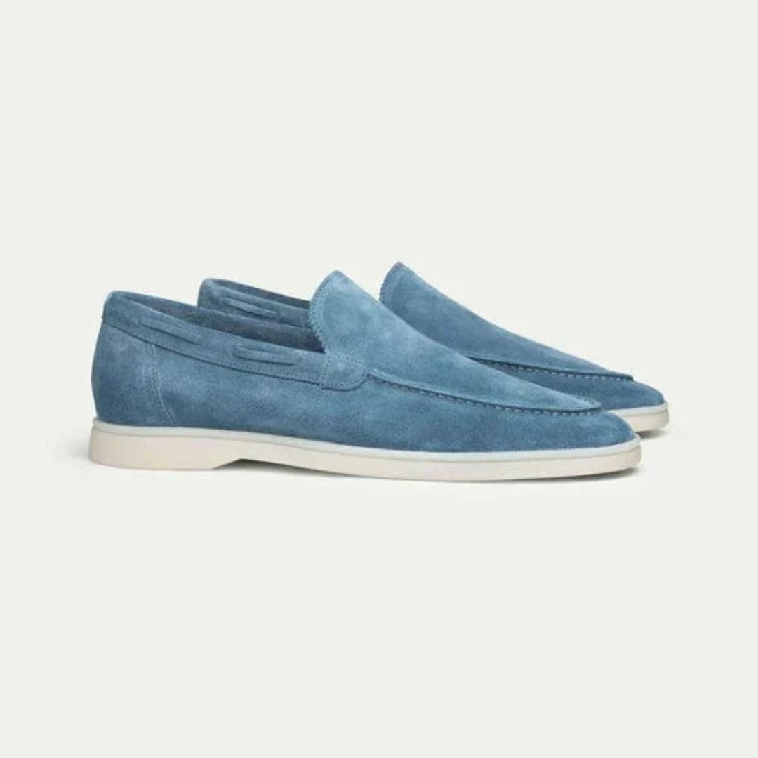 Loafers - Suède Look Instappers met Comfortzool - Valtero