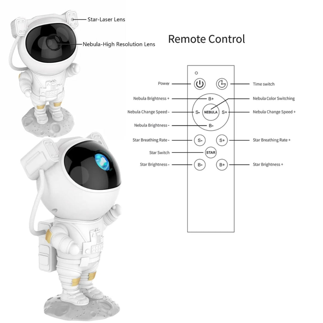 Galaxy Projector - Magische Sterrenhemel Projector - AstroNaut