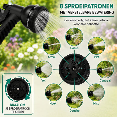 Tuinslang - uitrekbaar met knoop-vrij design