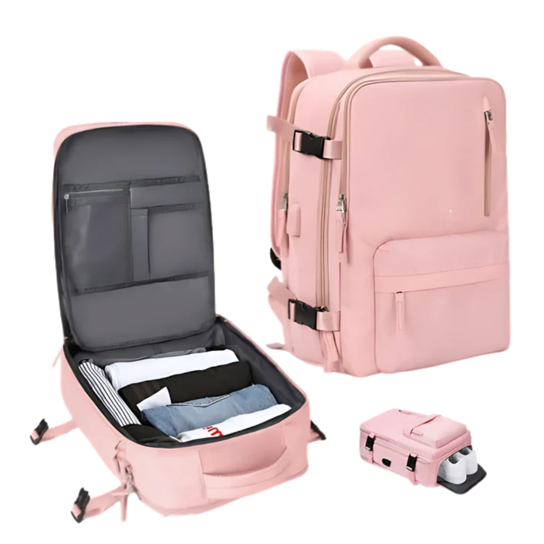 Reisrugzak - Waterdichte Rugzak met USB Poort 35L