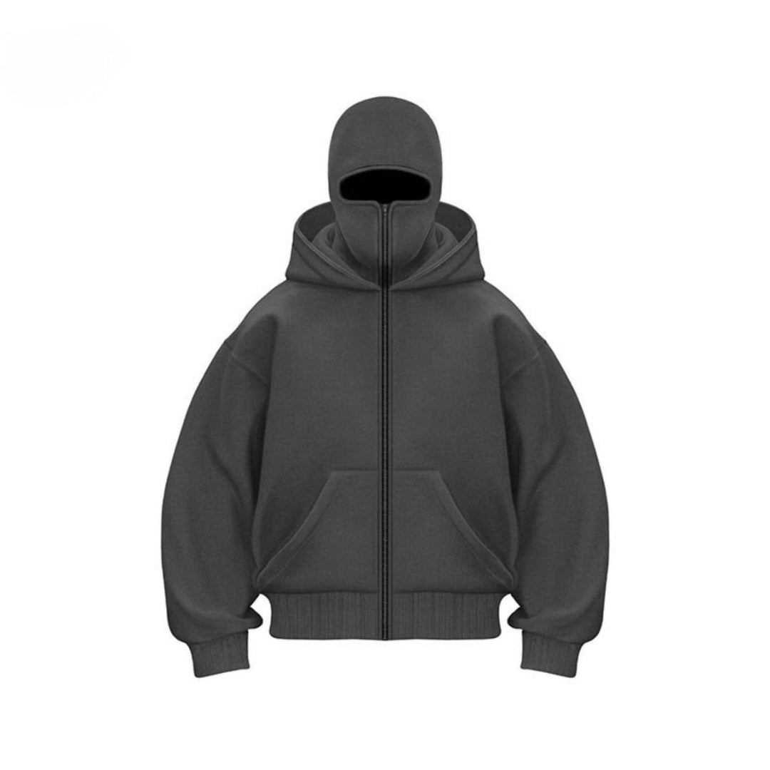 Unisex Katoenen Hoodie met Dubbele Capuchon - Velmora